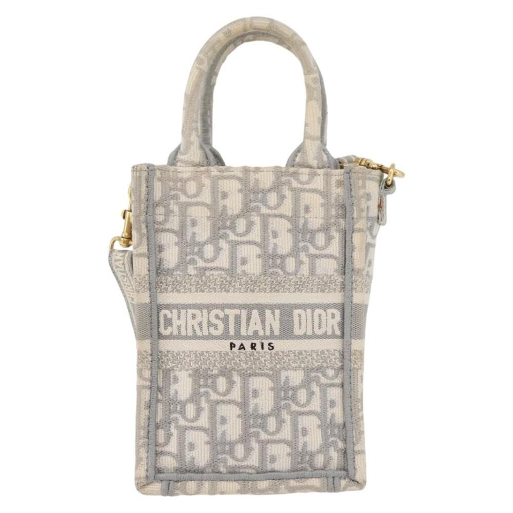 Dior Trotter Book Handbag Vertical Bag Mini Bag Gray